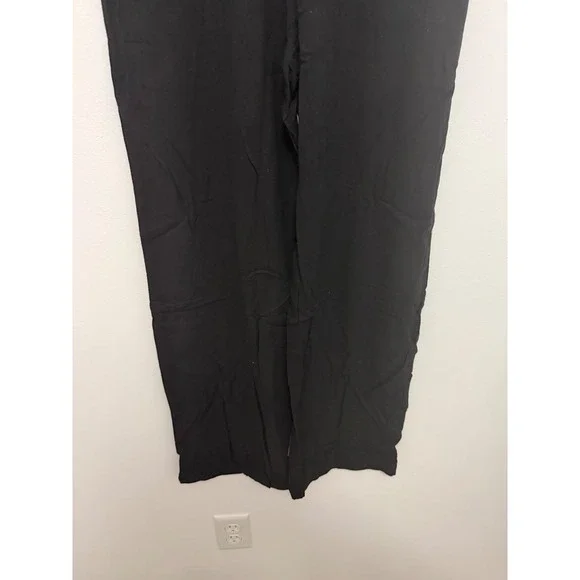 White Fox Live It Up Linen Pants – Black – Size Small - Picture 4 of 6